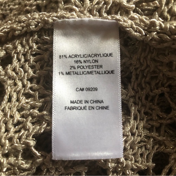 3/$20 Cleo Taupey Beige Summer Sweater NWT - Picture 15 of 16